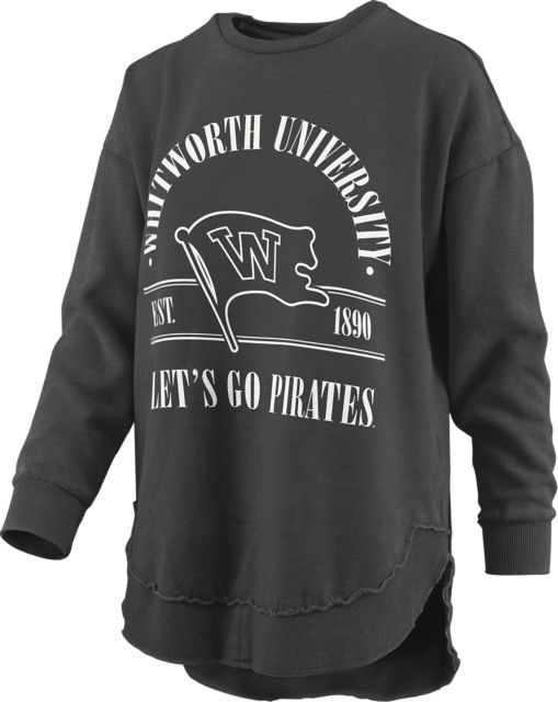 Whitworth University Women's Oversized Crewneck Sweatshirt