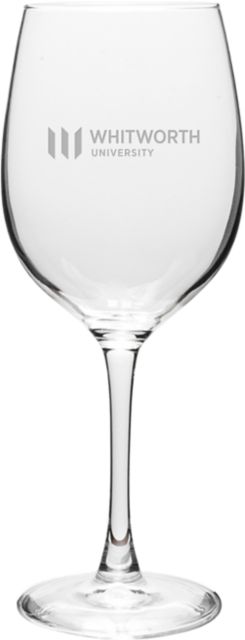 Whitworth University 16 oz. Wine Glass