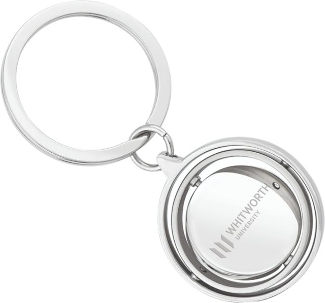 Whitworth University Gimball Keychain
