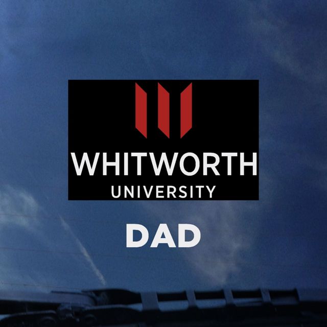 Whitworth University Dad Decal