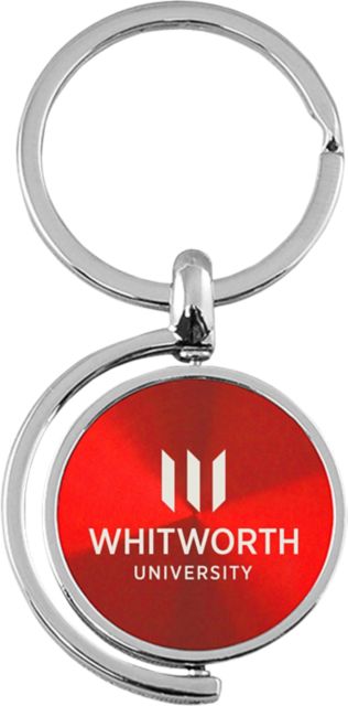 Whitworth University Spinner Key Tag