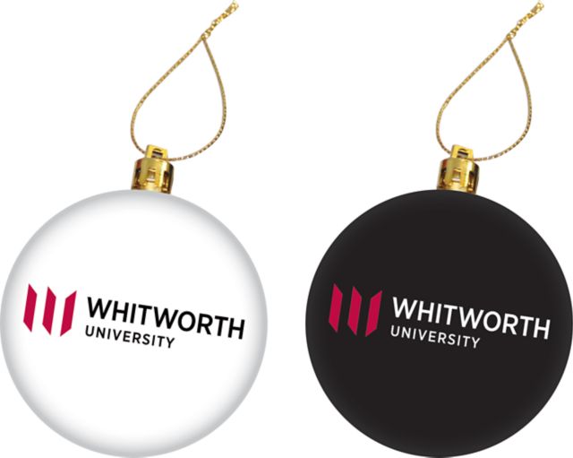Whitworth University Shatterproof Ornament Set