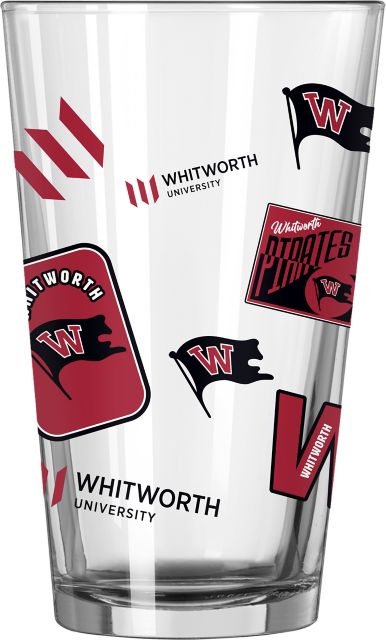 Whitworth University 16 oz. Pint Glass