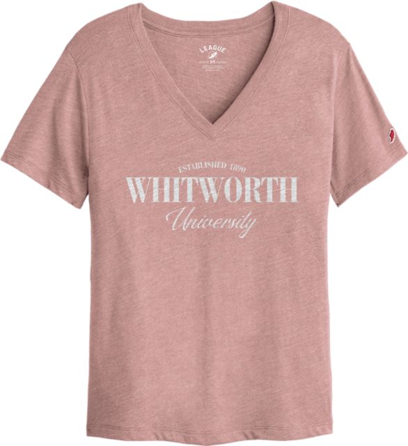 Whitworth University Women's V-Neck Short Sleeve T-Shirt