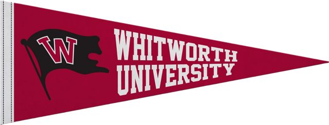 Whitworth University 9"X24" Full Color Pennant