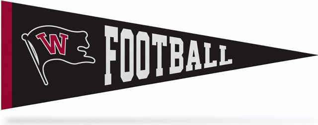 Whitworth University 5x15 Football Pennant