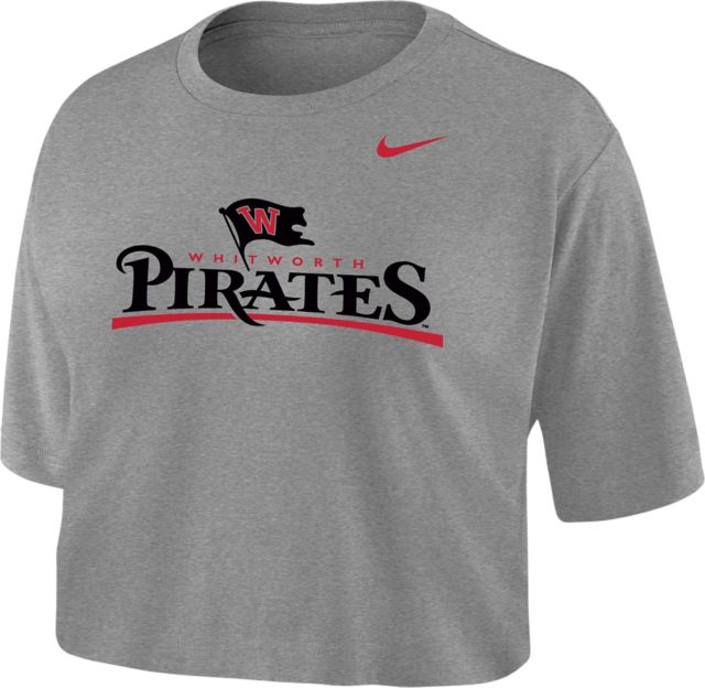 Whitworth University Pirates Women's Dri-Fit Cropped Short Sleeve T-Shirt