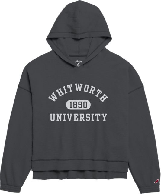 Whitworth University Pirates Women's Waffle Hooded Sweatshirt