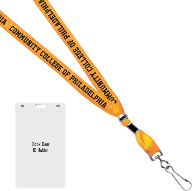 Community College of Philadelphia Card Dispenser Lanyard
