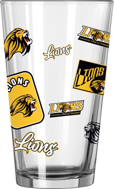 Community College of Philadelphia 16 oz. Pint Glass