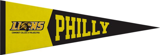Community College of Philadelphia 5x15 Lions Pennant