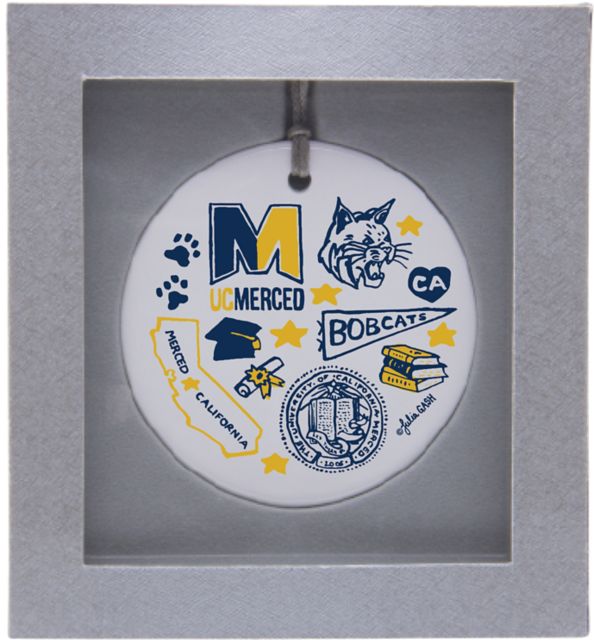 University of California, Merced Julia Gash Ceramic Circle Ornament