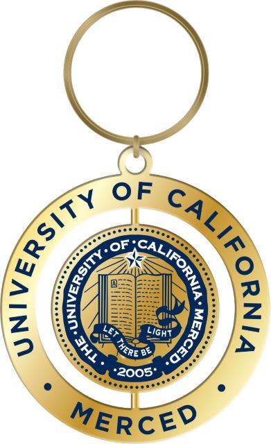 University of California, Merced Spinner Key Chain