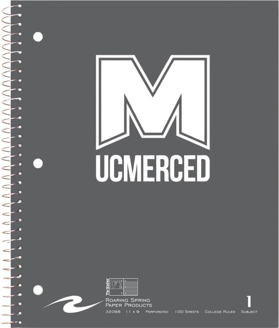 University of California, Merced Notebook 100-Sheet