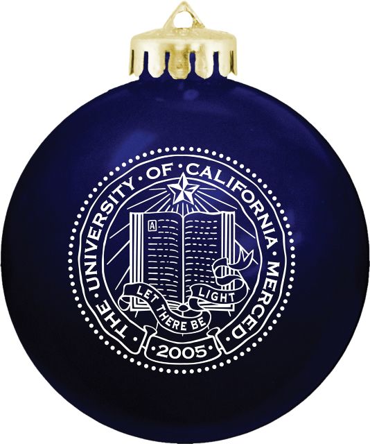 University of California, Merced Round Shatterproof Ornament