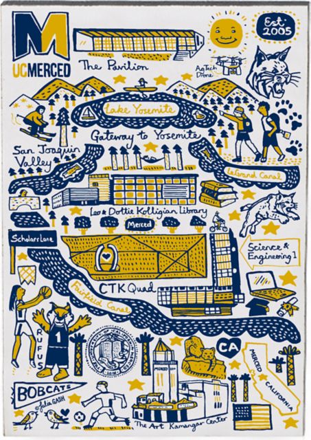 University of California, Merced Julia Gash Jumbo Magnet