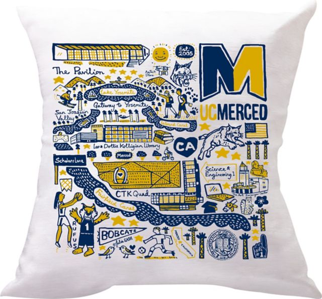 University of California, Merced 18'' x 18'' Pillow