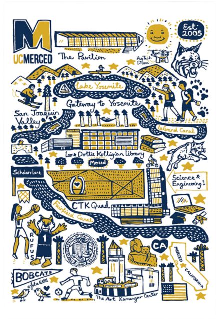 University of California, Merced 12x18 Poster
