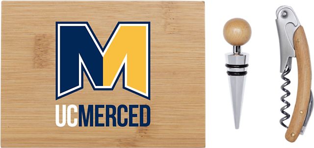 University of California, Merced Bamboo Wine Tool Set