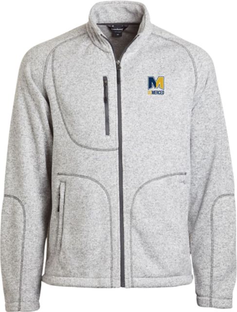 University of California, Merced Full Zip Knit Sweater
