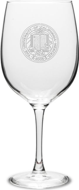 University of California, Merced 19 oz. Wine Glass