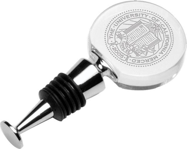 University of California, Merced Crystal Wine Stopper