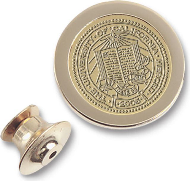 University of California, Merced 23K Gold Plated Lapel Pin