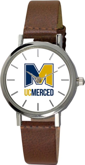 University of California, Merced 28 mm Ladies Leather Watch