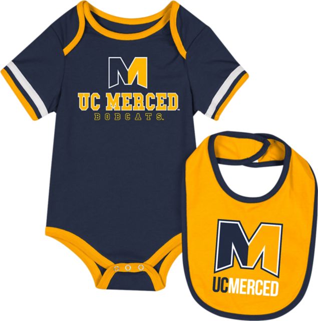 University of California, Merced Infant's Bobcats Bodysuit Bib Set