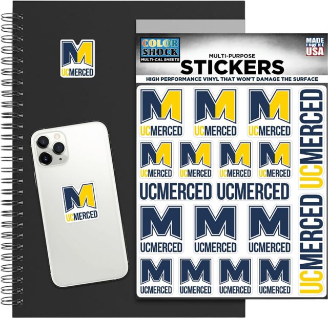 University of California, Merced Sticker Sheet