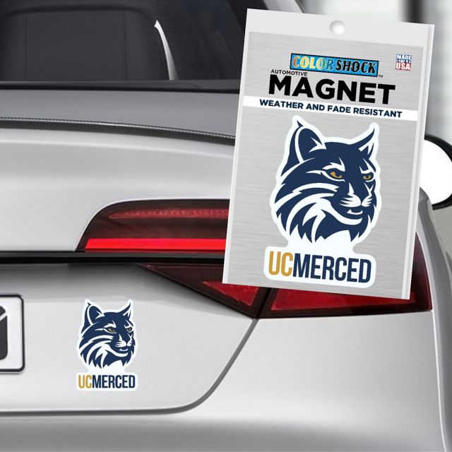University of California, Merced 4x4 Small Bobcats Magnet