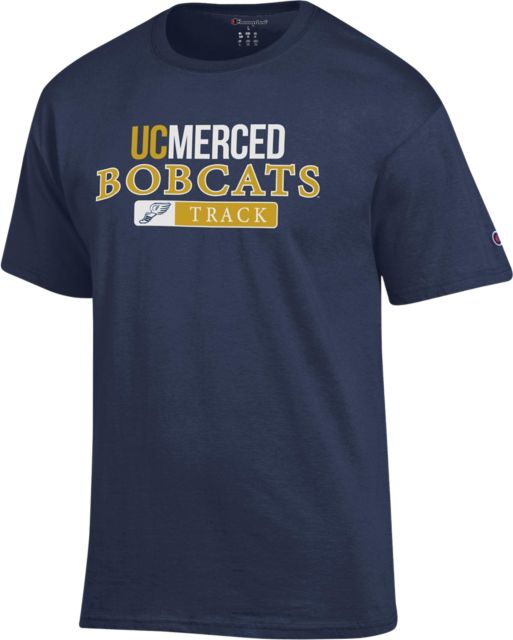 University of California, Merced Bobcats Track Short Sleeve T-Shirt