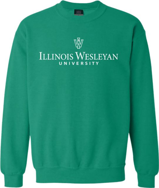 Illinois Wesleyan University Titans Reverse Weave Crewneck Sweatshirt:  Illinois Wesleyan