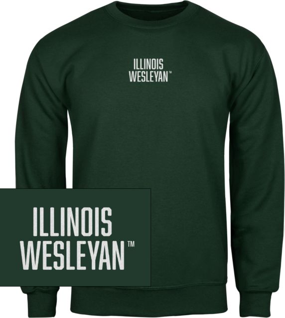 Illinois Wesleyan University Chainstitch Crewneck Sweatshirt