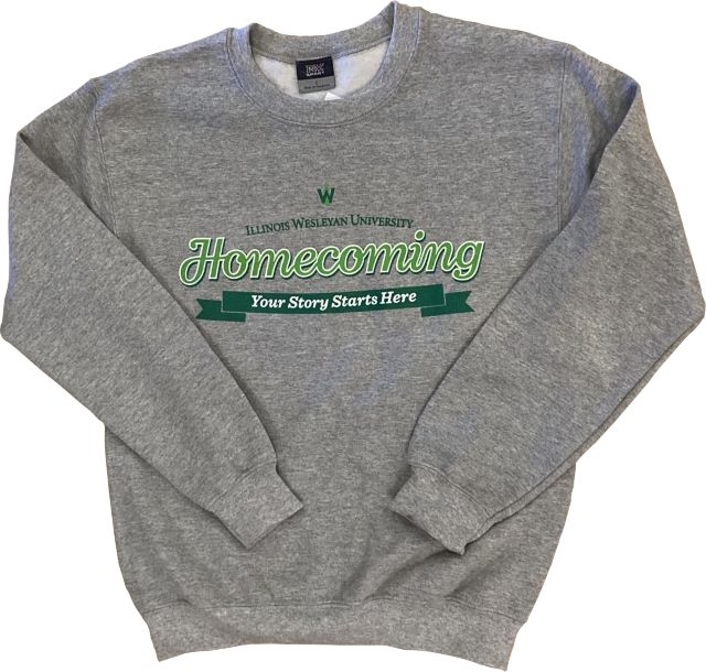 Illinois Wesleyan University Titans Reverse Weave Crewneck Sweatshirt:  Illinois Wesleyan