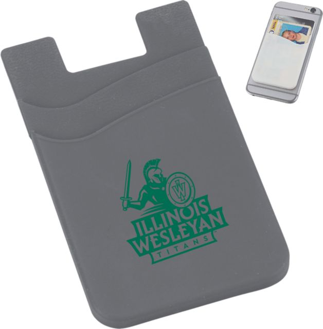 Illinois Wesleyan University Titans Silicone Card Wallet