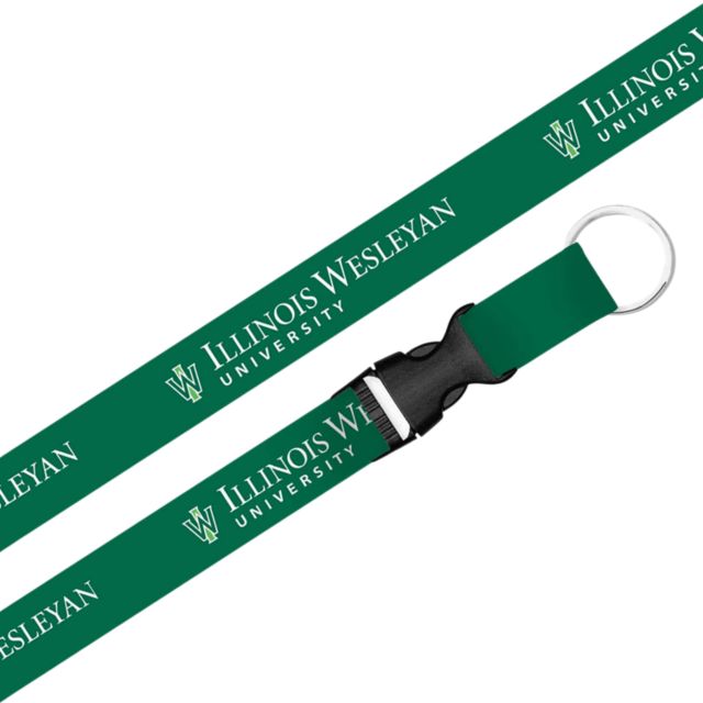 Illinois Wesleyan University Lanyard with Buckle