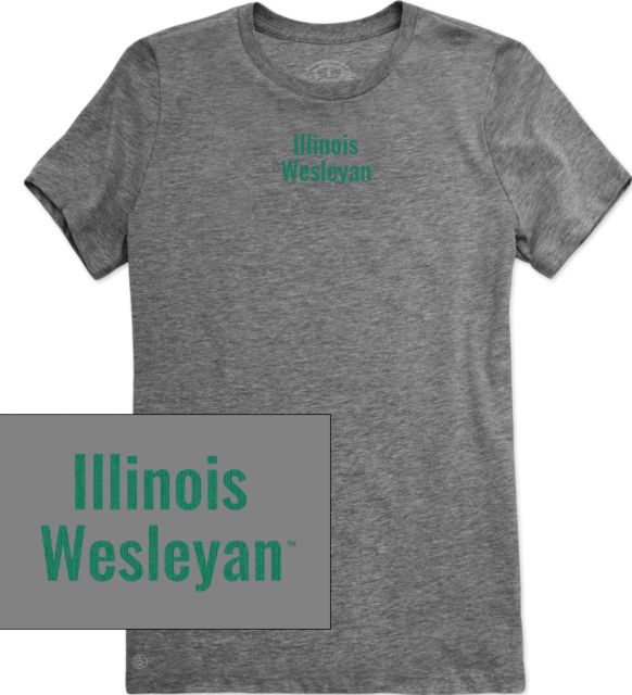 Illinois Wesleyan University Chainstitch Women's Short Sleeve T-Shirt