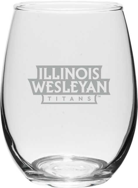 Illinois Wesleyan University 15 oz. Wine Glass