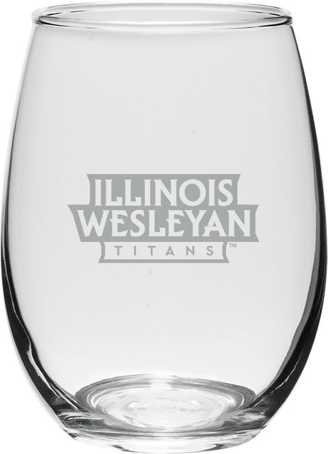 Illinois Wesleyan University 21 oz. Wine Glass