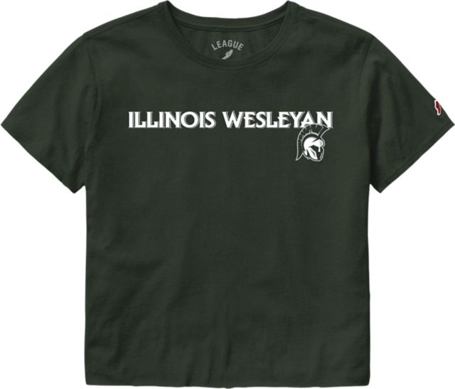 Illinois Wesleyan University Titans Women's Crop Short Sleeve T-Shirt