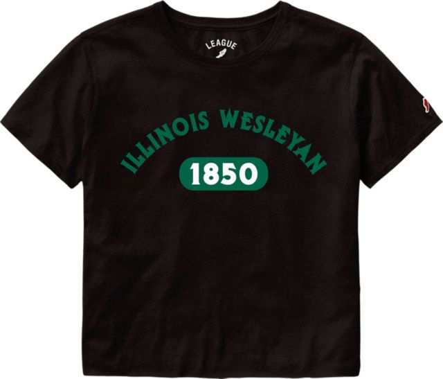 Illinois Wesleyan University Women's Crop Short Sleeve T-Shirt