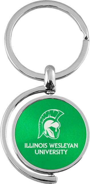 Illinois Wesleyan University Spinner Keychain