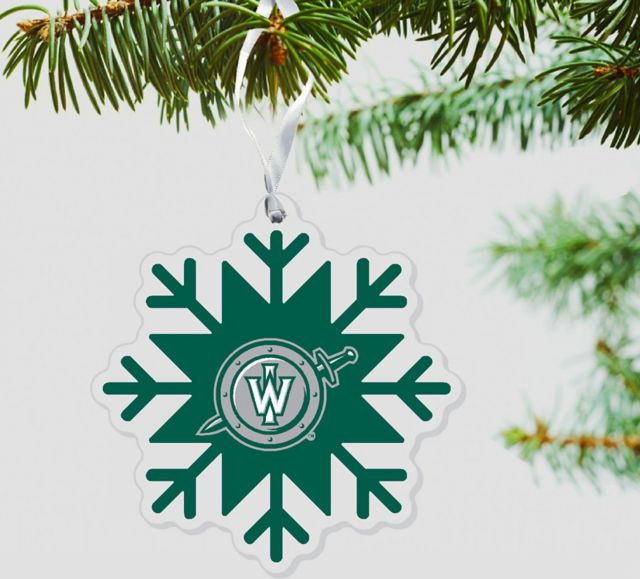 Illinois Wesleyan University Titans 3'' x 4'' Ornament
