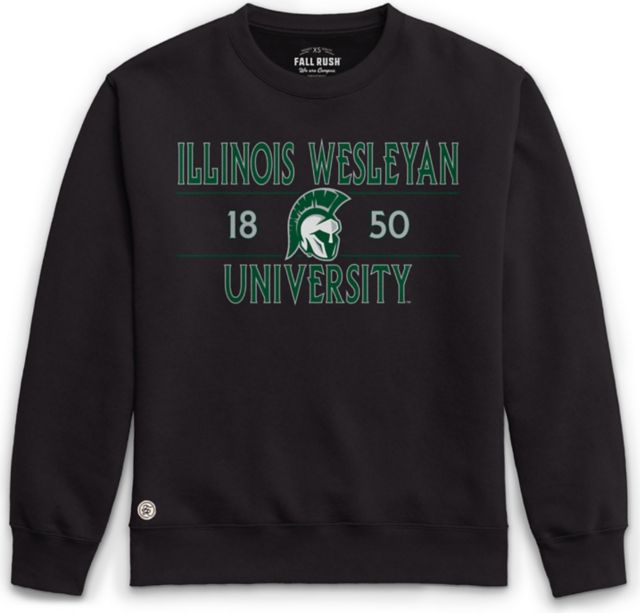 Illinois Wesleyan University Titans Reverse Weave Crewneck Sweatshirt:  Illinois Wesleyan