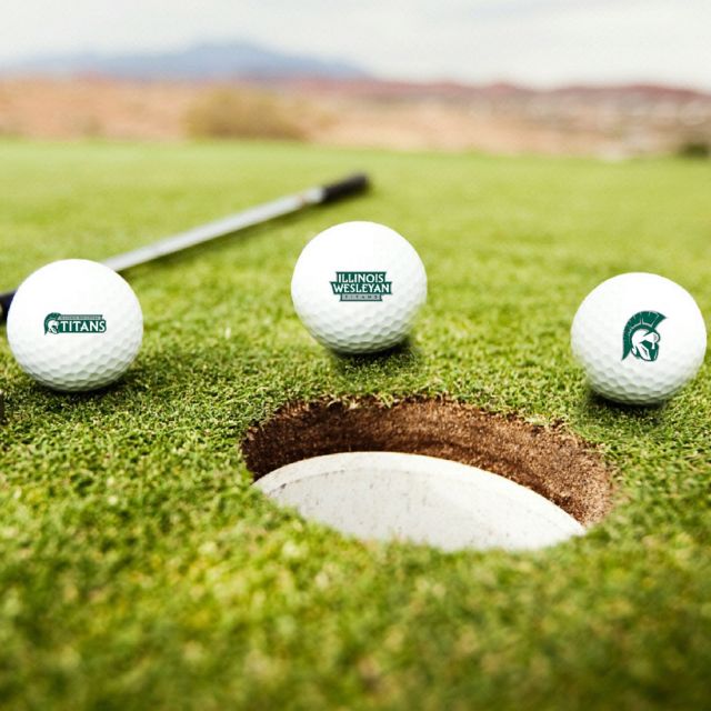 Illinois Wesleyan University Titans Golfball 3-Pack
