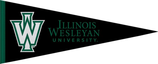 Illinois Wesleyan University 12"X30" Full Color Pennant