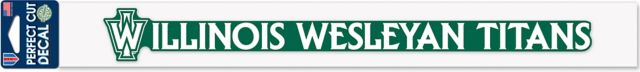 Illinois Wesleyan University 2'' x 17'' Perfect Cut Decal
