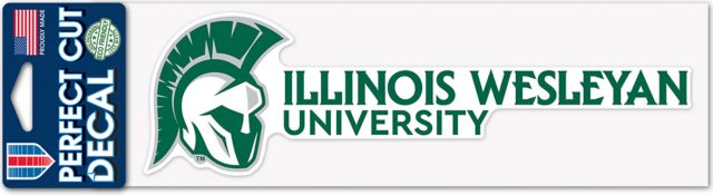 Illinois Wesleyan University Titans 3 x 10 Perfect Cut Decal