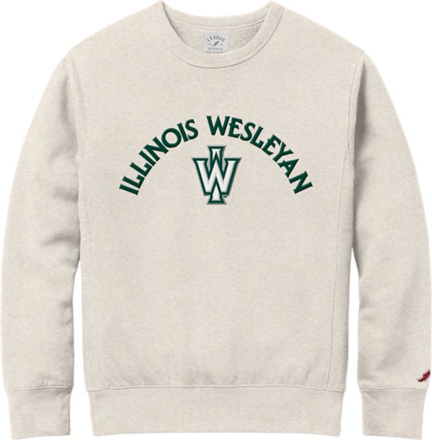 : Illinois Wesleyan University Official Titans Logo Unisex Adult Crewneck  Sweatshirt ,Athletic Heather, Small : Sports & Outdoors